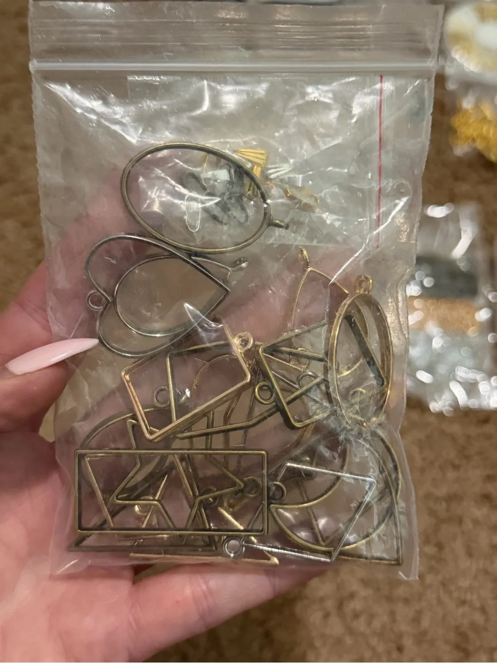 Gold and Silver Jewelry Making Kits Findings Pack for DIY Resin Crafts Pin Vise